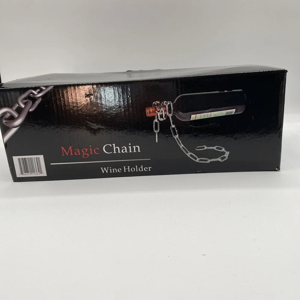 Magic Iron Chain Wine Bottle Holder‎
